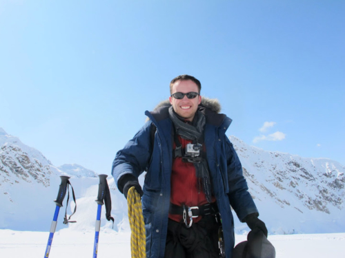 Josh at Kahiltna Base Camp